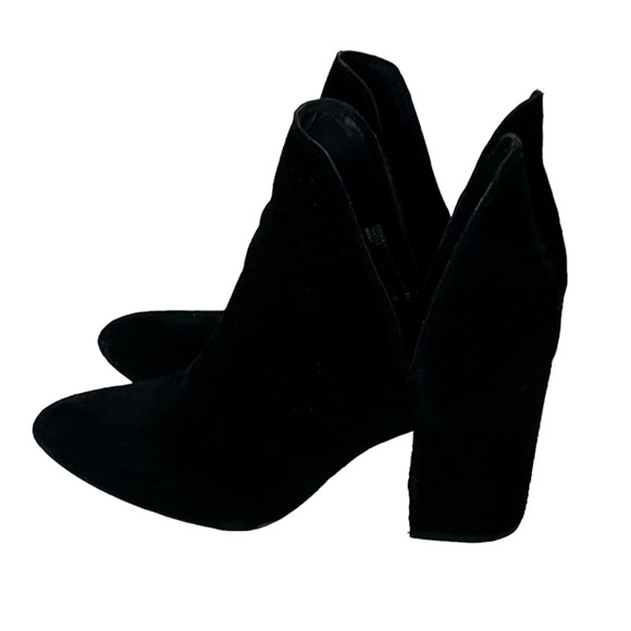 Steve Madden Rookie Ankle Cut Out Boots Size 8.5M Black Suede - Picture 5 of 9